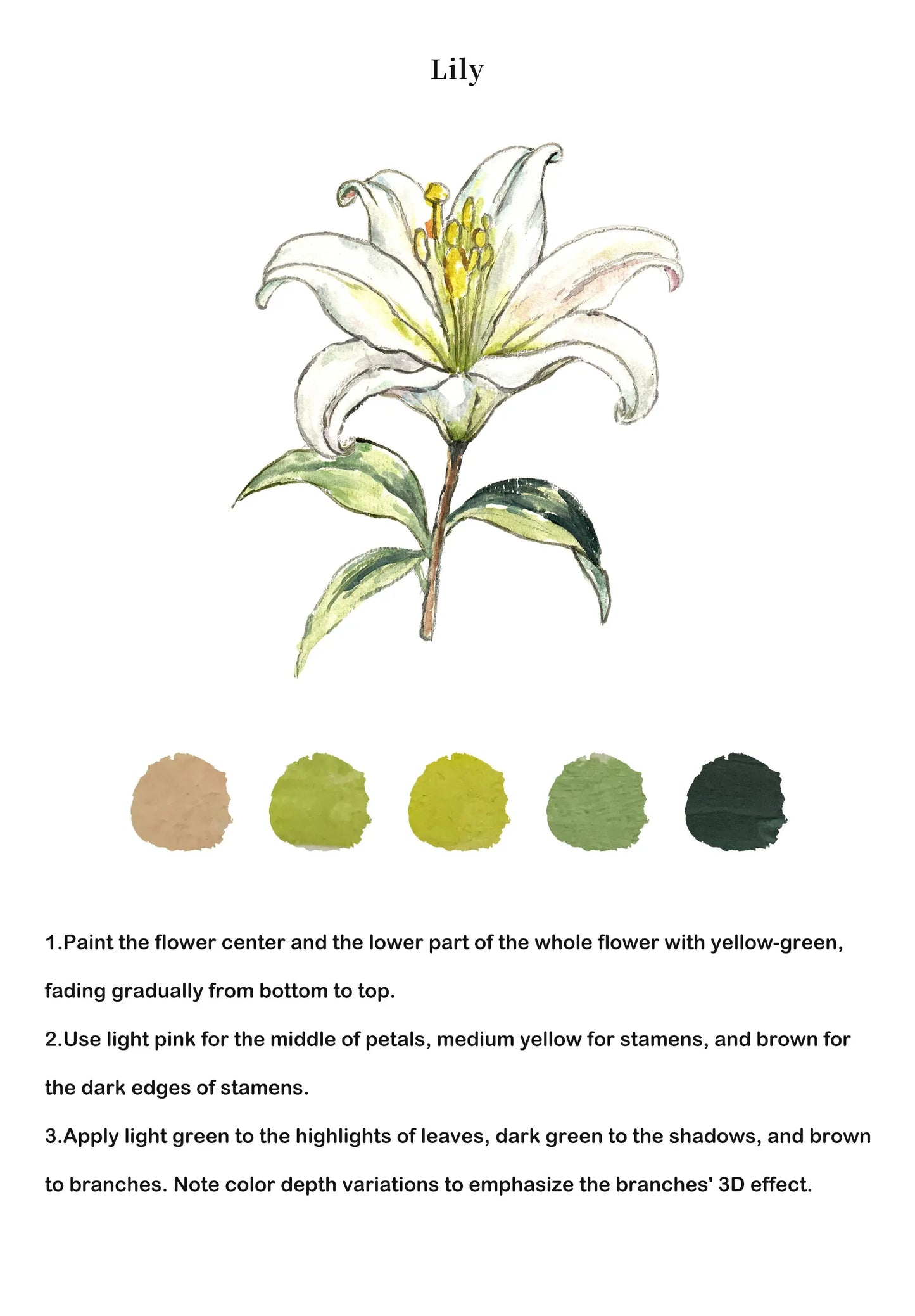 Flowers Watercolor Book (Book Only) ColorWhisper Wellness