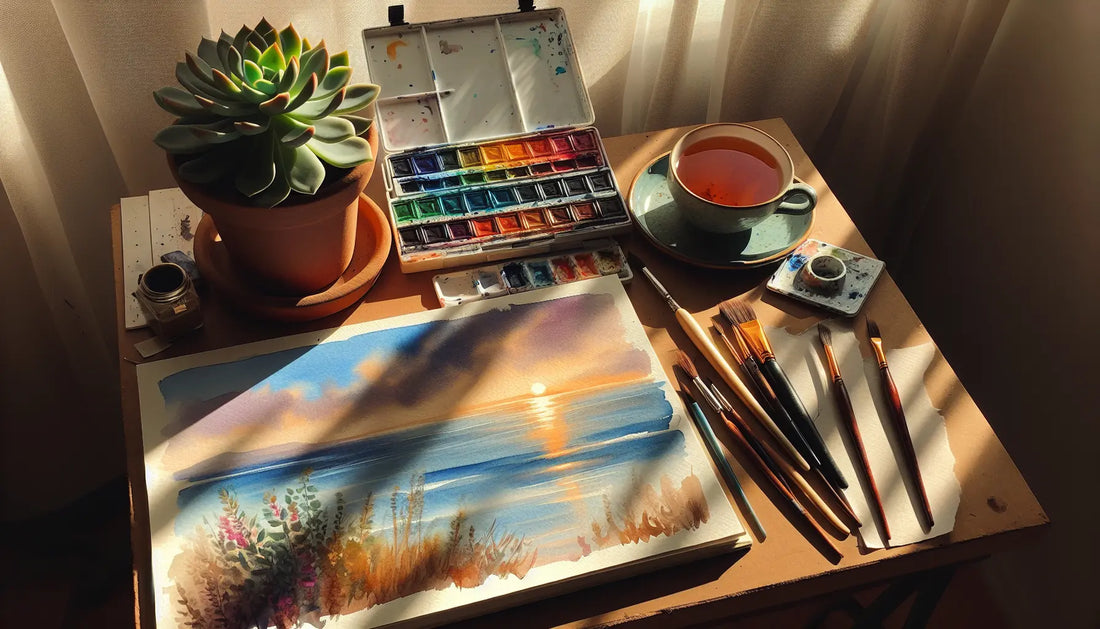 Beginner Watercolor: A Path to Stress-Free Creativity