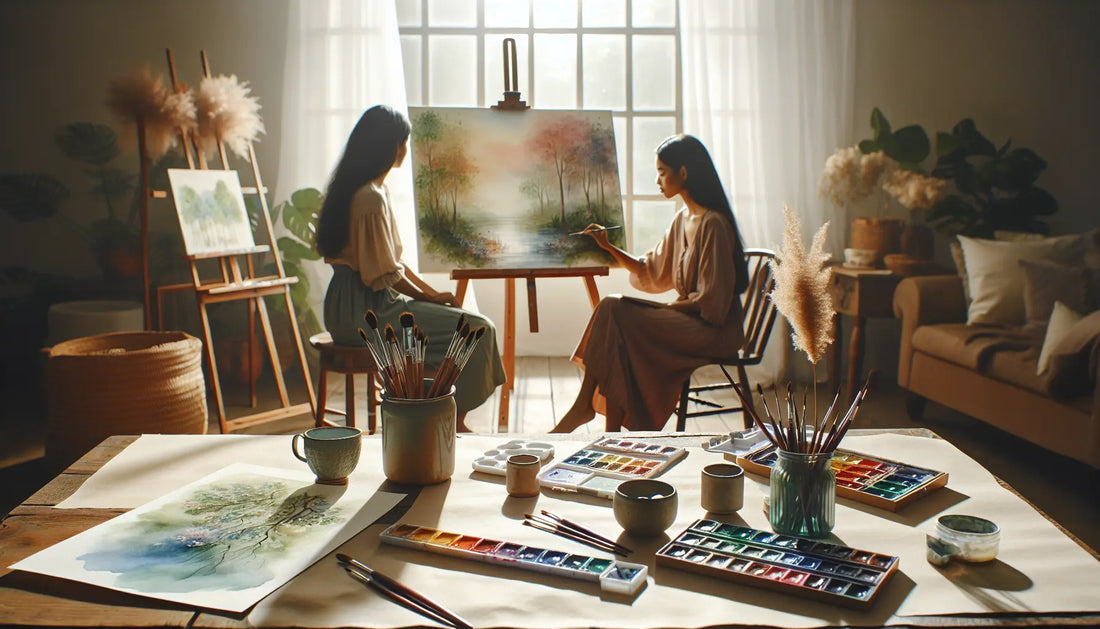 Finding Calm Through Art: Watercolor for Stress Relief ColorWhisper Wellness