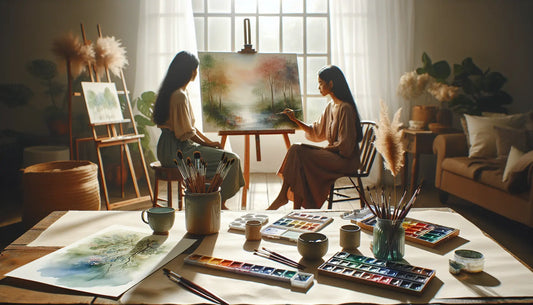 Finding Calm Through Art: Watercolor for Stress Relief ColorWhisper Wellness