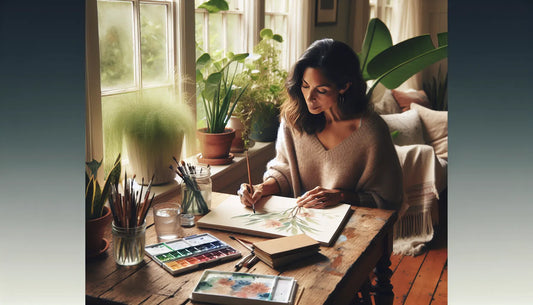 Finding Calm Through Beginner-Friendly Watercolor Techniques