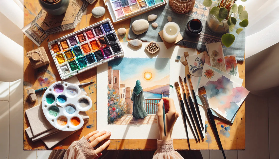 Finding Calm Through Beginner Watercolor Techniques