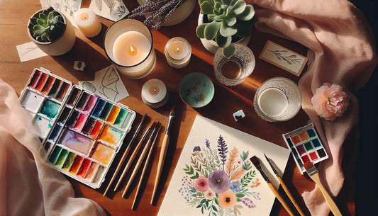 Finding Calm Through Watercolor: A Beginner's Guide
