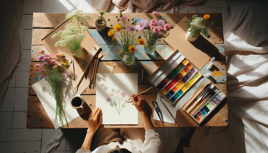 Finding Calm Through Watercolor: Stress Relief for Mindful Living ColorWhisper Wellness