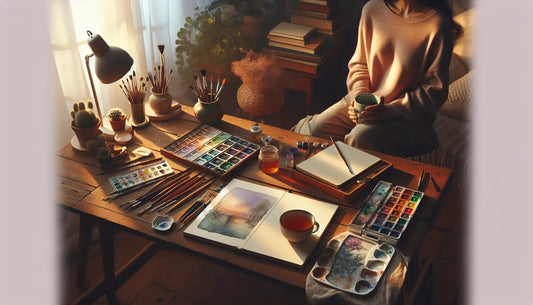 Finding Calm Through Watercolor: Techniques for Beginners