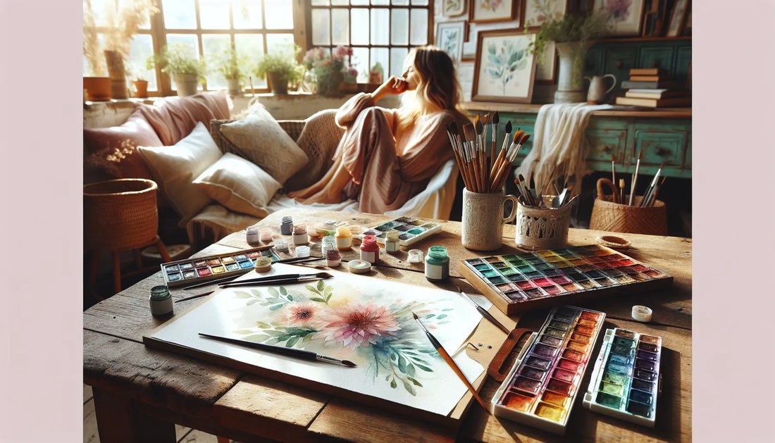 Finding Calm through Watercolor: Easy Steps for Beginners