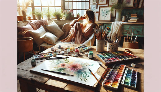 Finding Calm through Watercolor: Easy Steps for Beginners