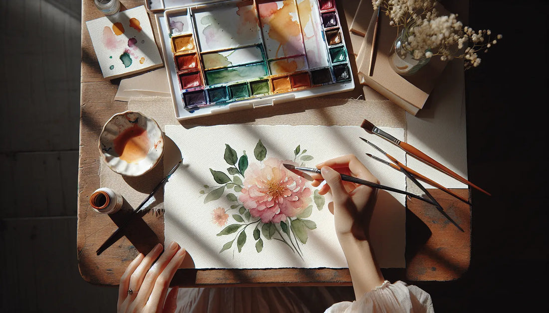 Finding Calm: Watercolor as Your Mindful Escape