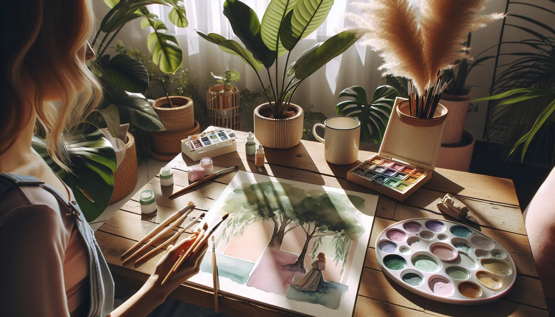 Finding Calm: Watercolor as a Path to Relaxation