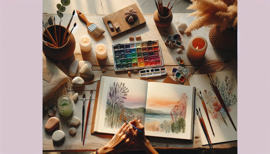 Finding Tranquility Through Watercolor Art for Beginners