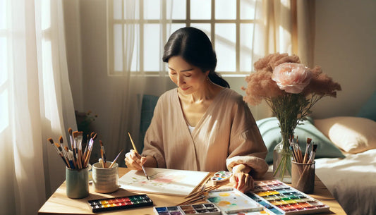 Mindful Watercolor: Stress Relief for Women Over 40