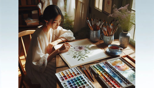 Mindfulness Through Watercolor: A Beginner's Journey ColorWhisper Wellness
