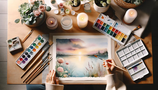 Mindfulness Through Watercolor: A Beginner's Path to Calm
