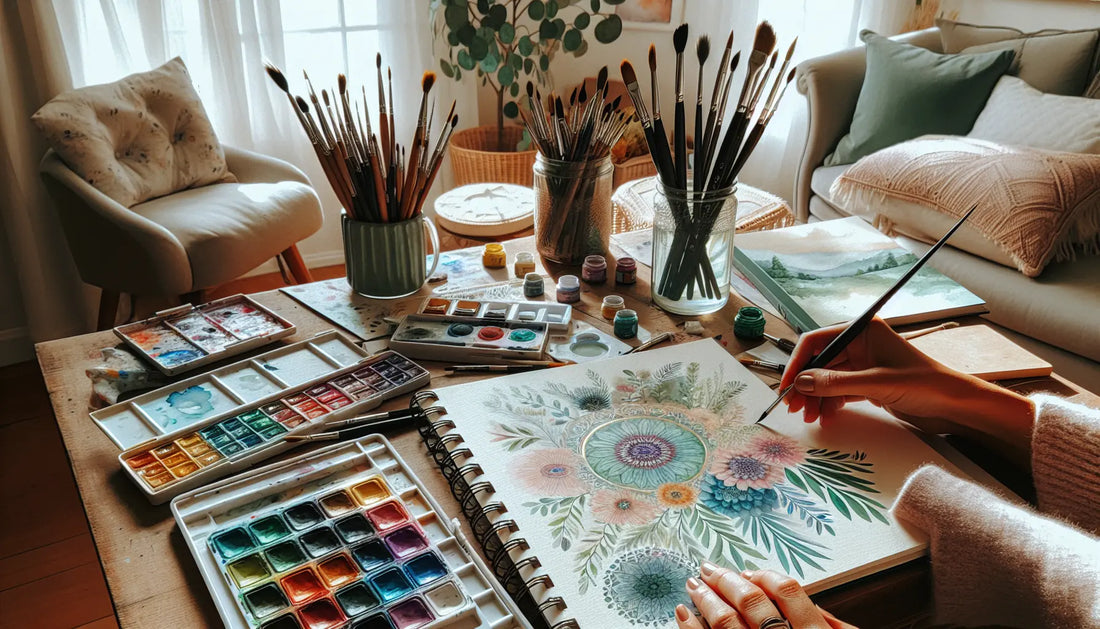 Mindfulness Through Watercolor: A Path to Inner Calm