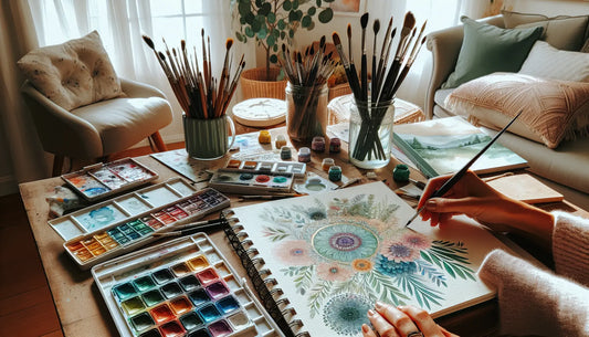 Mindfulness Through Watercolor: A Path to Inner Calm