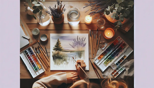 Mindfulness Through Watercolor: A Path to Serenity ColorWhisper Wellness