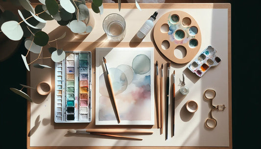 Mindfulness Through Watercolor: Beginners' Guide to Calm