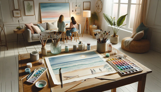 Mindfulness Through Watercolor: Easy Techniques to Calm Your Mind