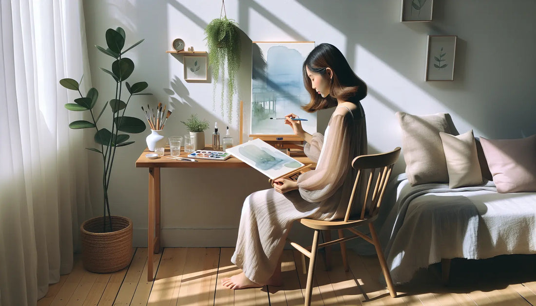 Mindfulness and Stress Relief Through Watercolor Art
