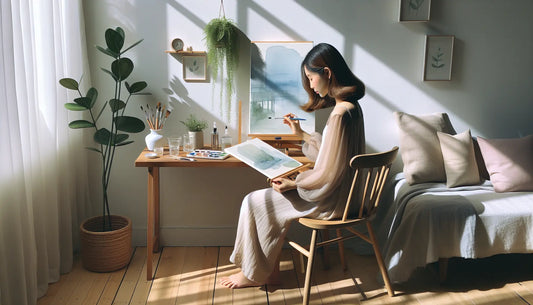 Mindfulness and Stress Relief Through Watercolor Art
