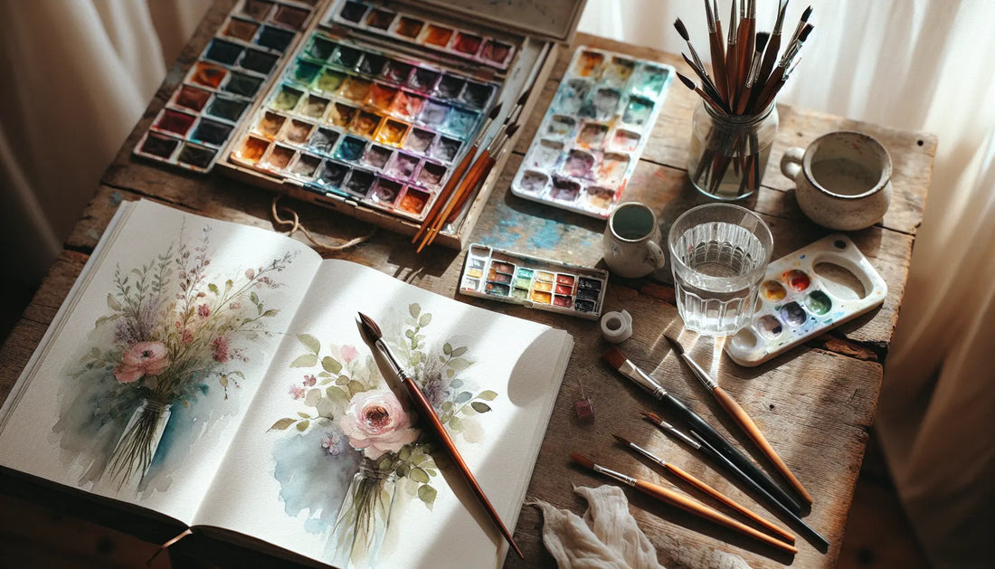 Stress Relief and Relaxation Through Beginner Watercolor Painting