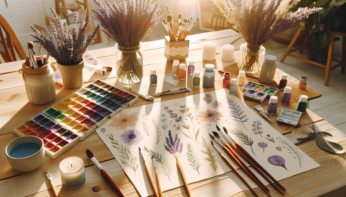 Watercolor Painting: A Pathway to Mindful Relaxation