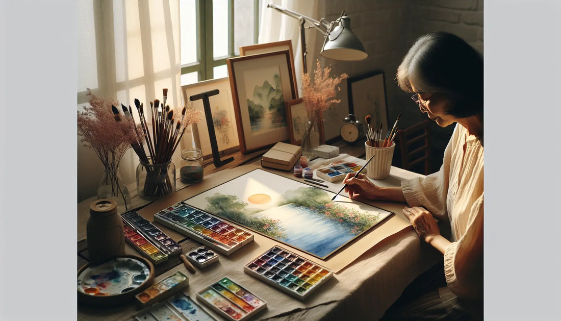 The Therapeutic Power of Watercolor: Art Therapy for Anxiety ColorWhisper Wellness