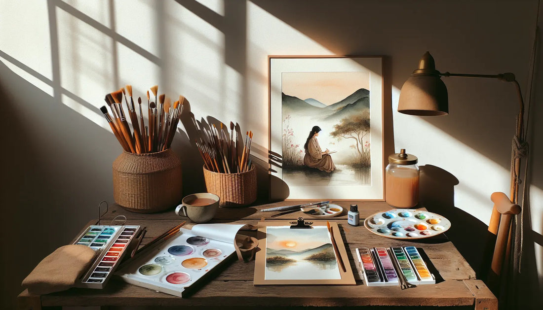 Watercolor Techniques That Promote Mindfulness ColorWhisper Wellness