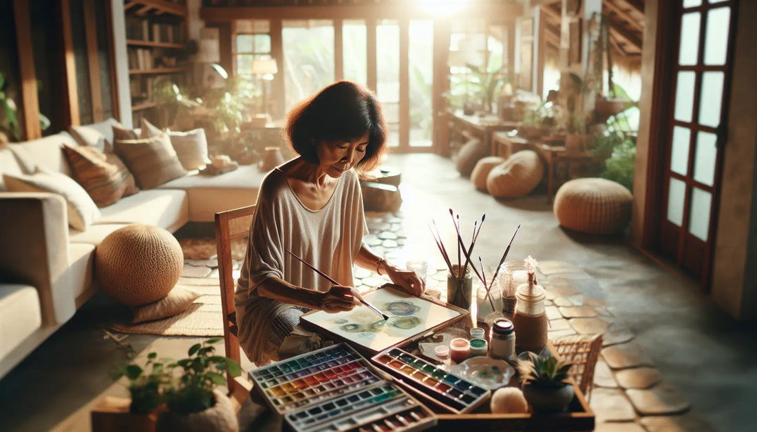 Stress Relief Through Watercolor: A Beginner's Journey ColorWhisper Wellness