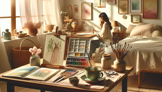 Mindfulness Through Watercolor: A Creative Escape ColorWhisper Wellness
