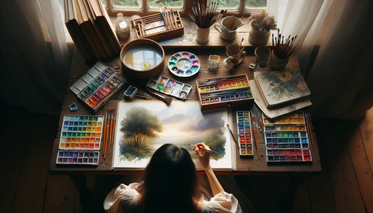 Watercolor Wonders: Finding Peace Through Creative Expression ColorWhisper Wellness