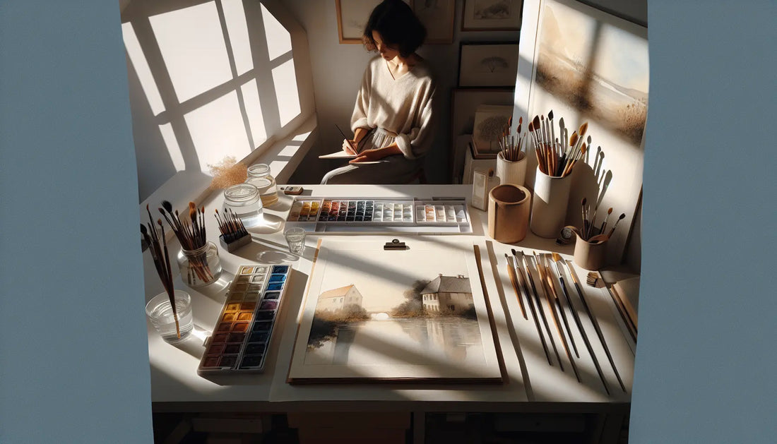 Watercolor Techniques for Beginners: A Mindful Path to Relaxation ColorWhisper Wellness
