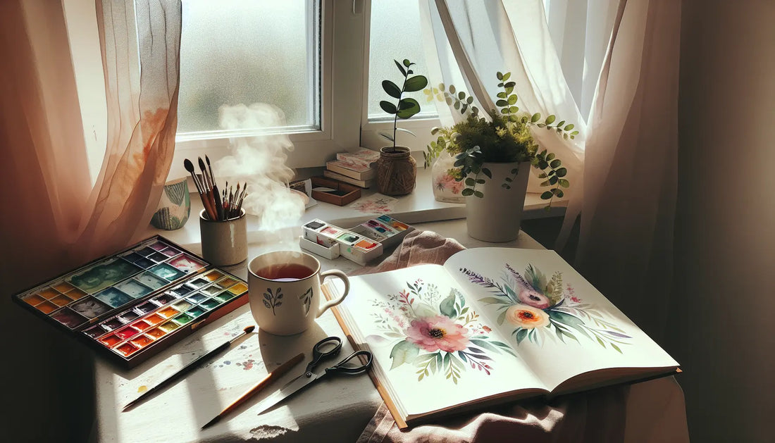 Mindfulness Through Watercolor: Your Path to Calm ColorWhisper Wellness