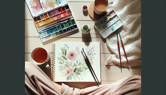 Unlocking Calm: Watercolor for Stress Relief ColorWhisper Wellness