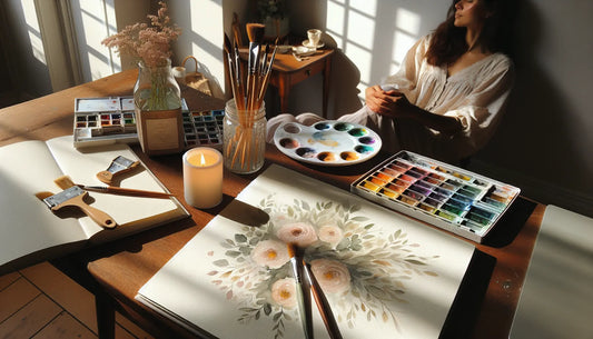 Mindfulness Through Watercolor: A Relaxation Guide ColorWhisper Wellness