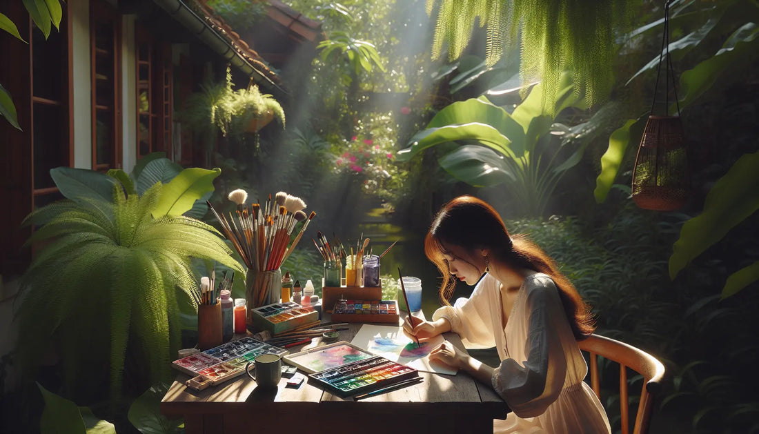 Mindful Watercolor: A Gateway to Tranquility ColorWhisper Wellness