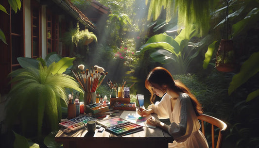 Mindful Watercolor: A Gateway to Tranquility ColorWhisper Wellness