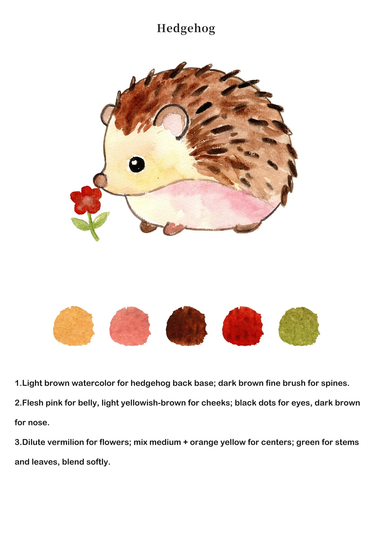 Animals Watercolor Book (Book Only) ColorWhisper Wellness