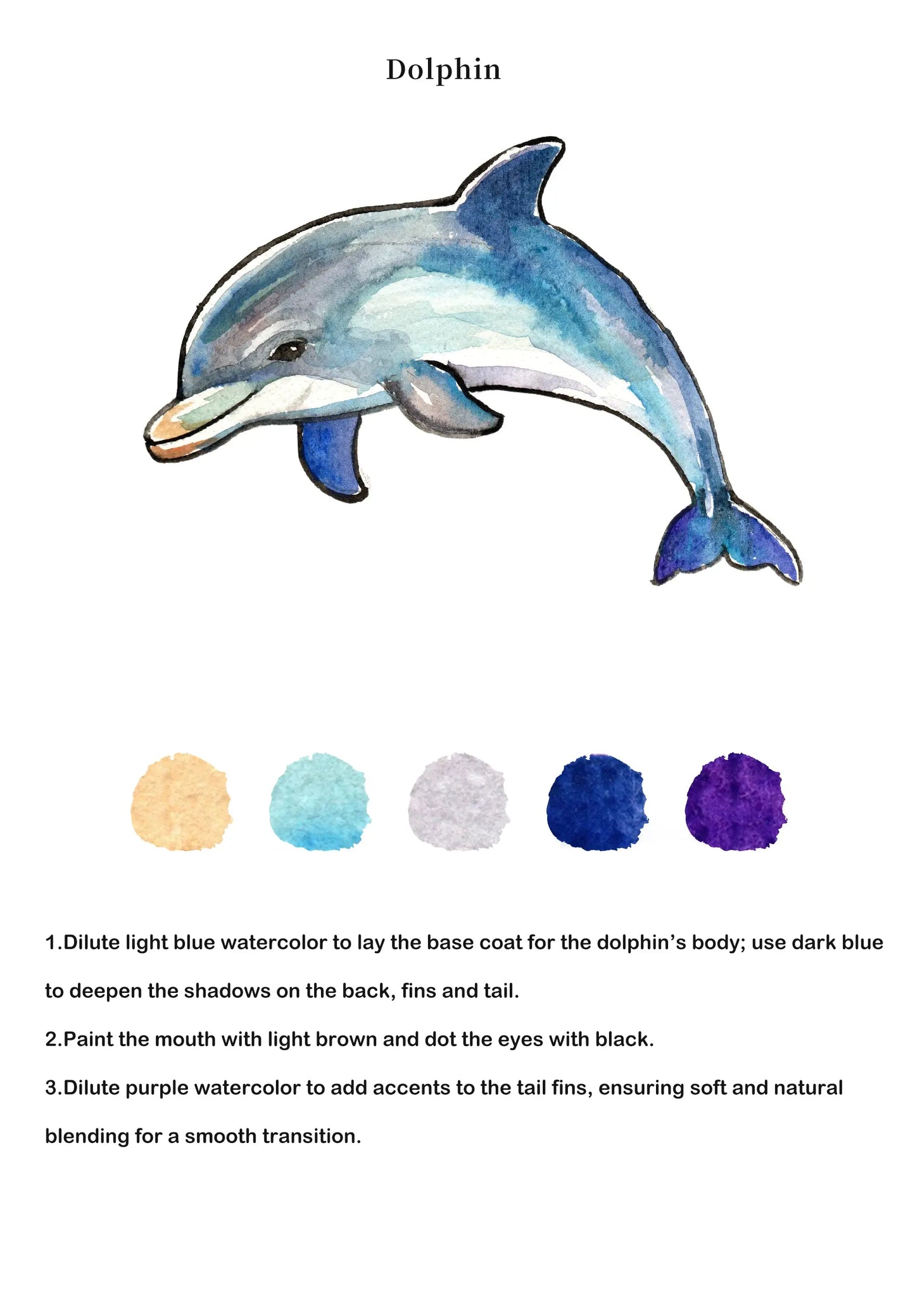 Animals Watercolor Book (Book Only) ColorWhisper Wellness