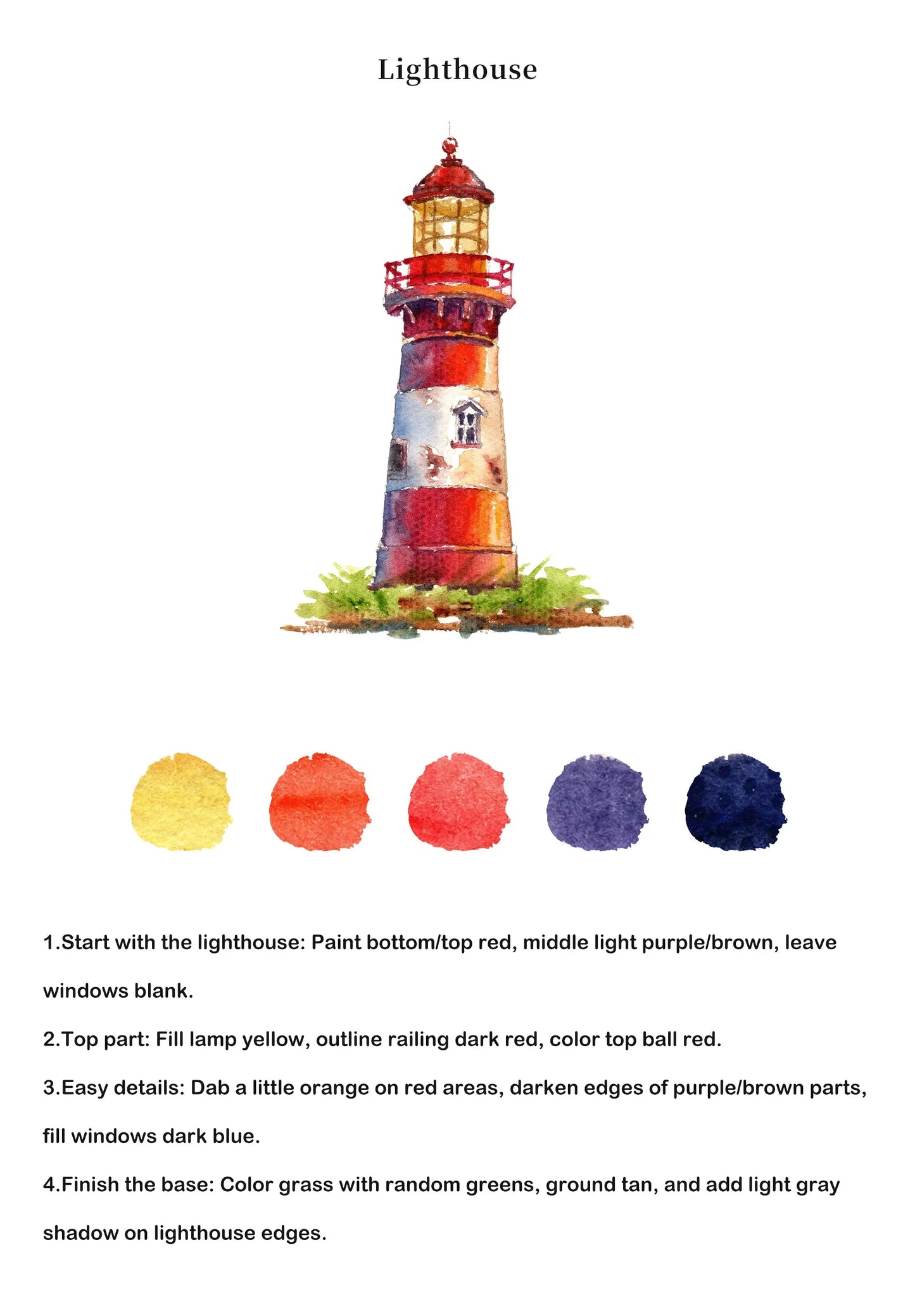 Seaside Watercolor Book (Book Only) ColorWhisper Wellness