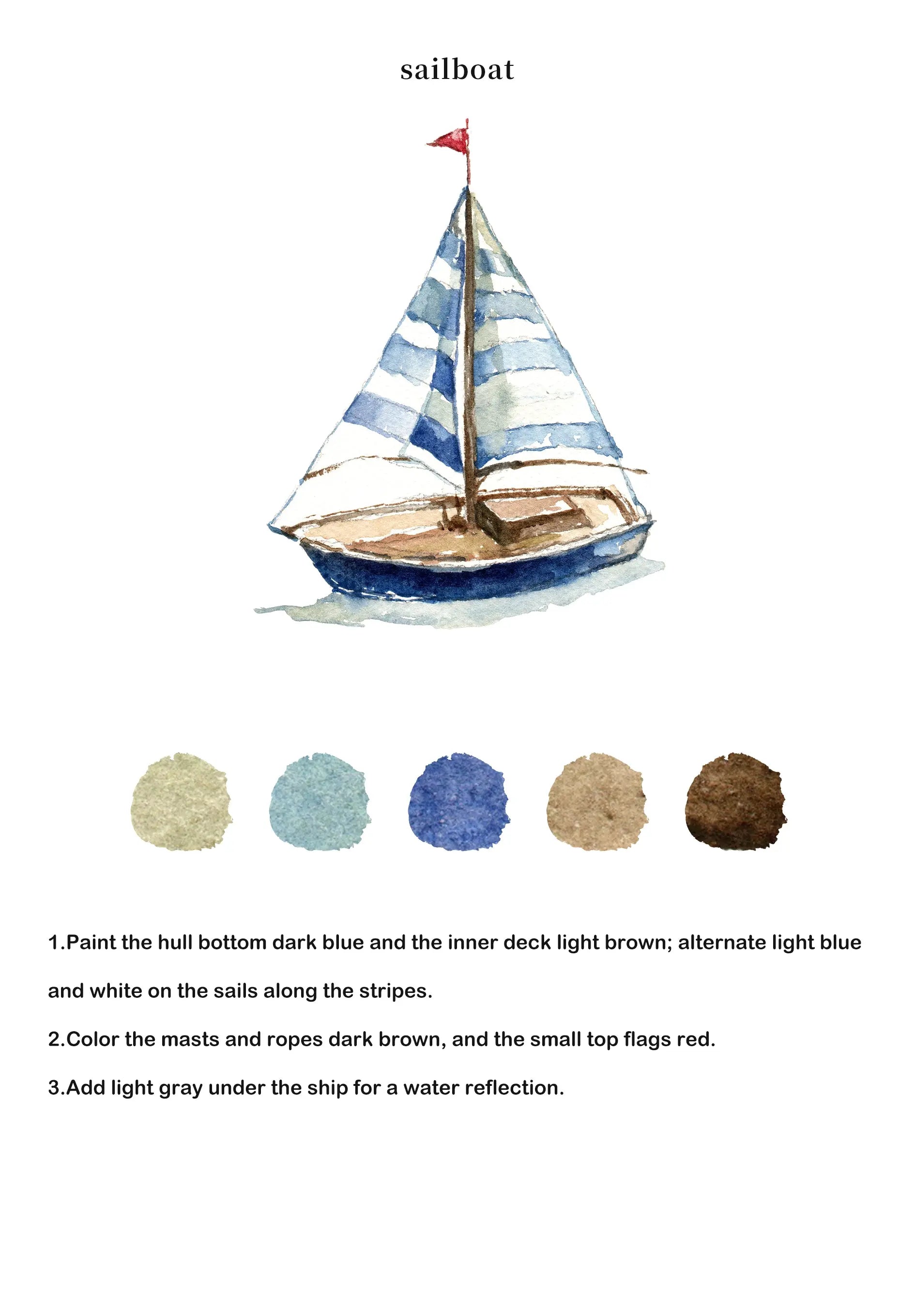 Seaside Watercolor Book (Book Only) ColorWhisper Wellness