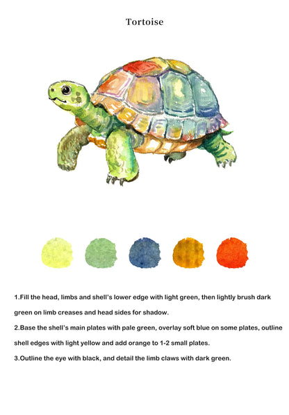 Animals Watercolor Book (Book Only) ColorWhisper Wellness