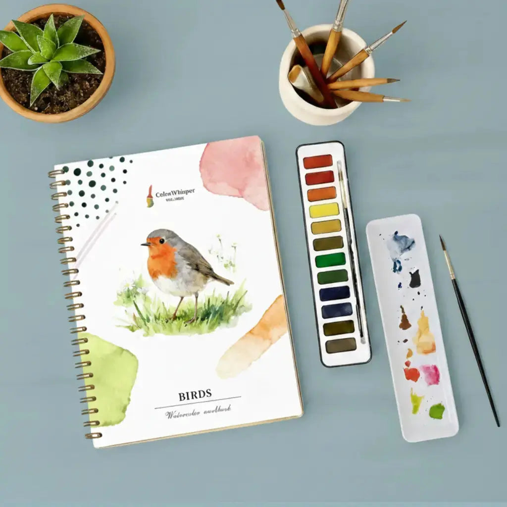 Birds Watercolor Book (Book Only) ColorWhisper Wellness