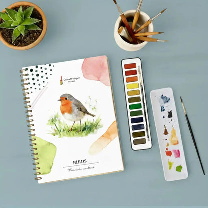 Birds Watercolor Book (Book Only) ColorWhisper Wellness