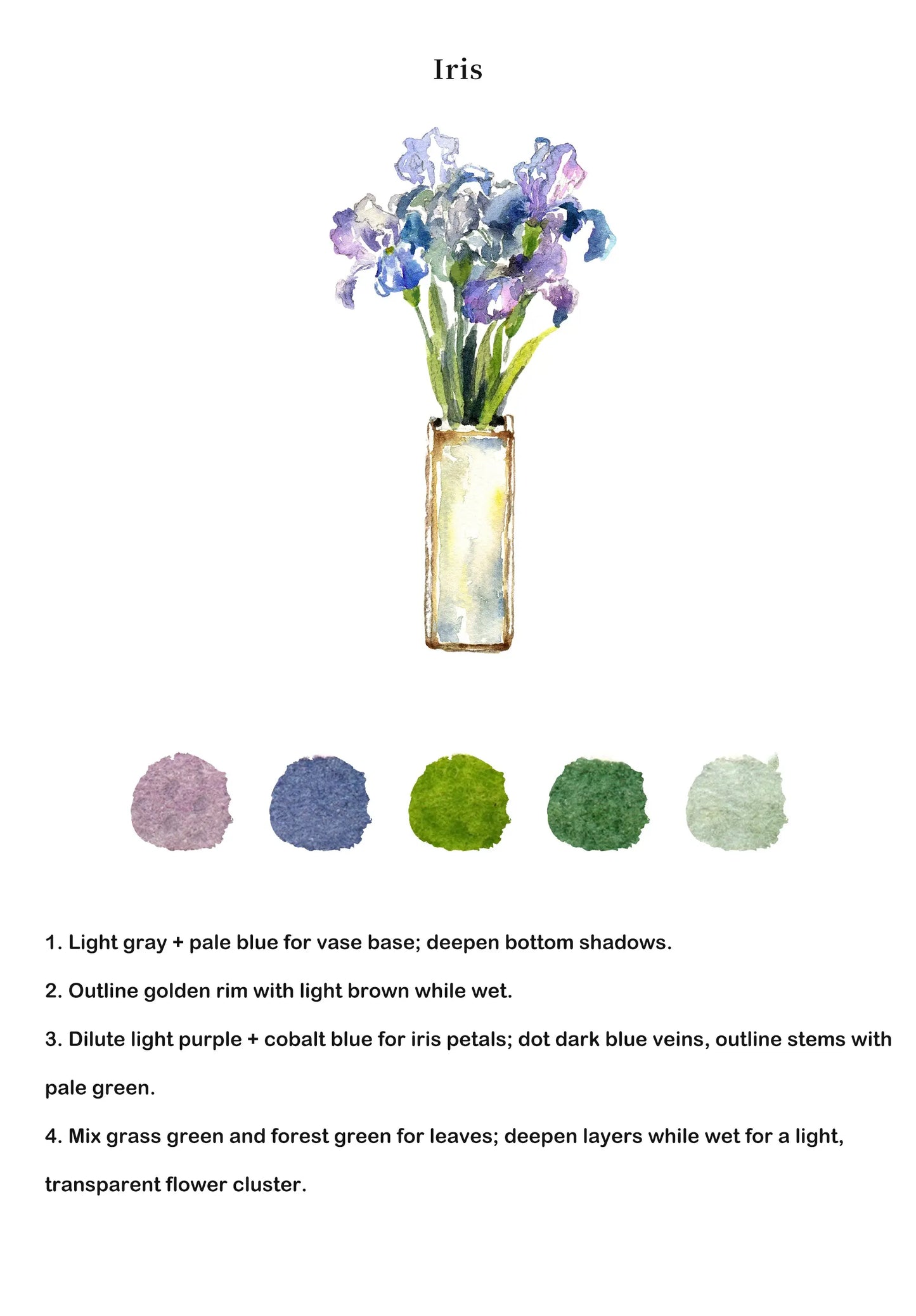 Bouquets Watercolor Book (Book Only) ColorWhisper Wellness