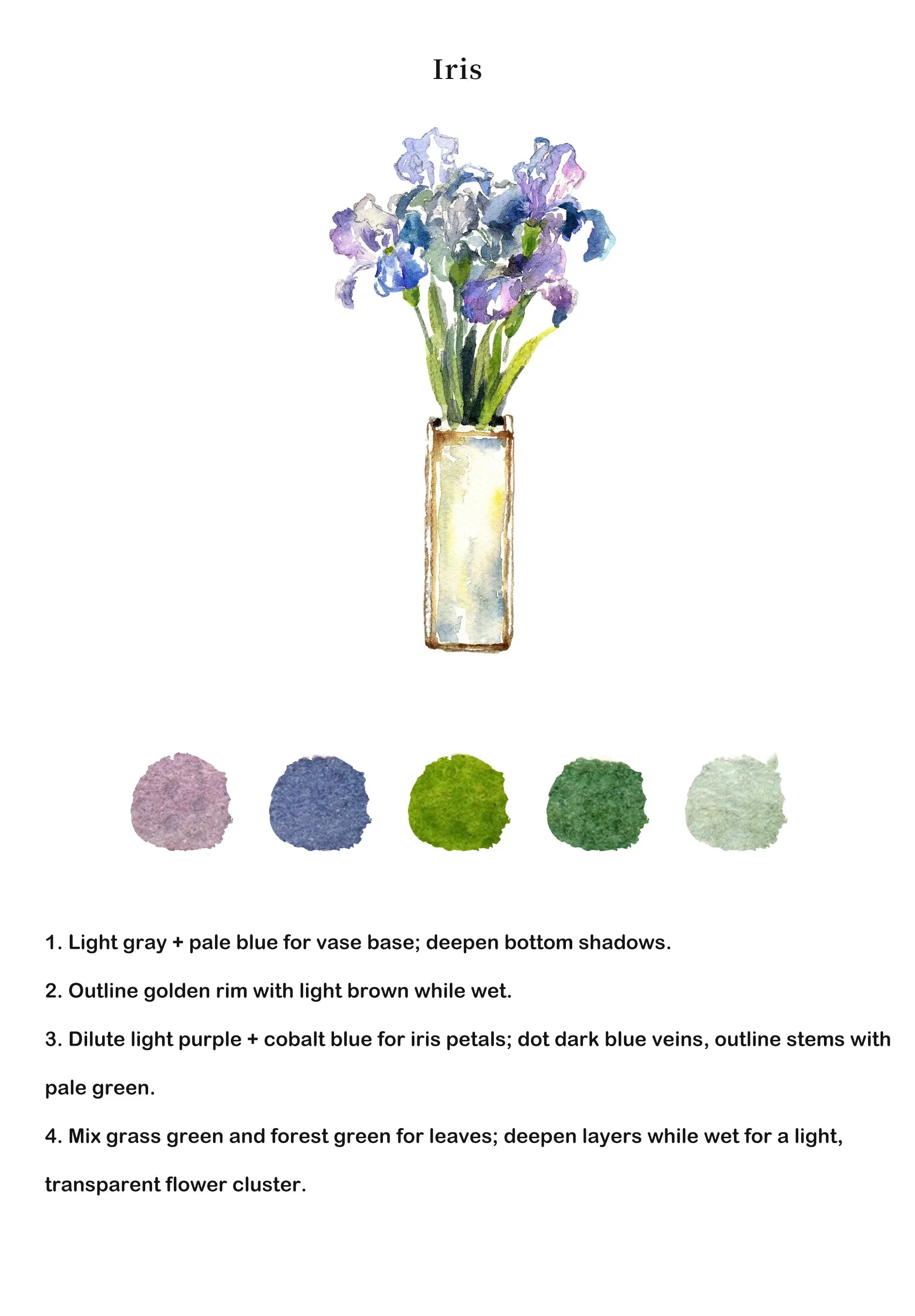 Bouquets Watercolor Book (Book Only) ColorWhisper Wellness