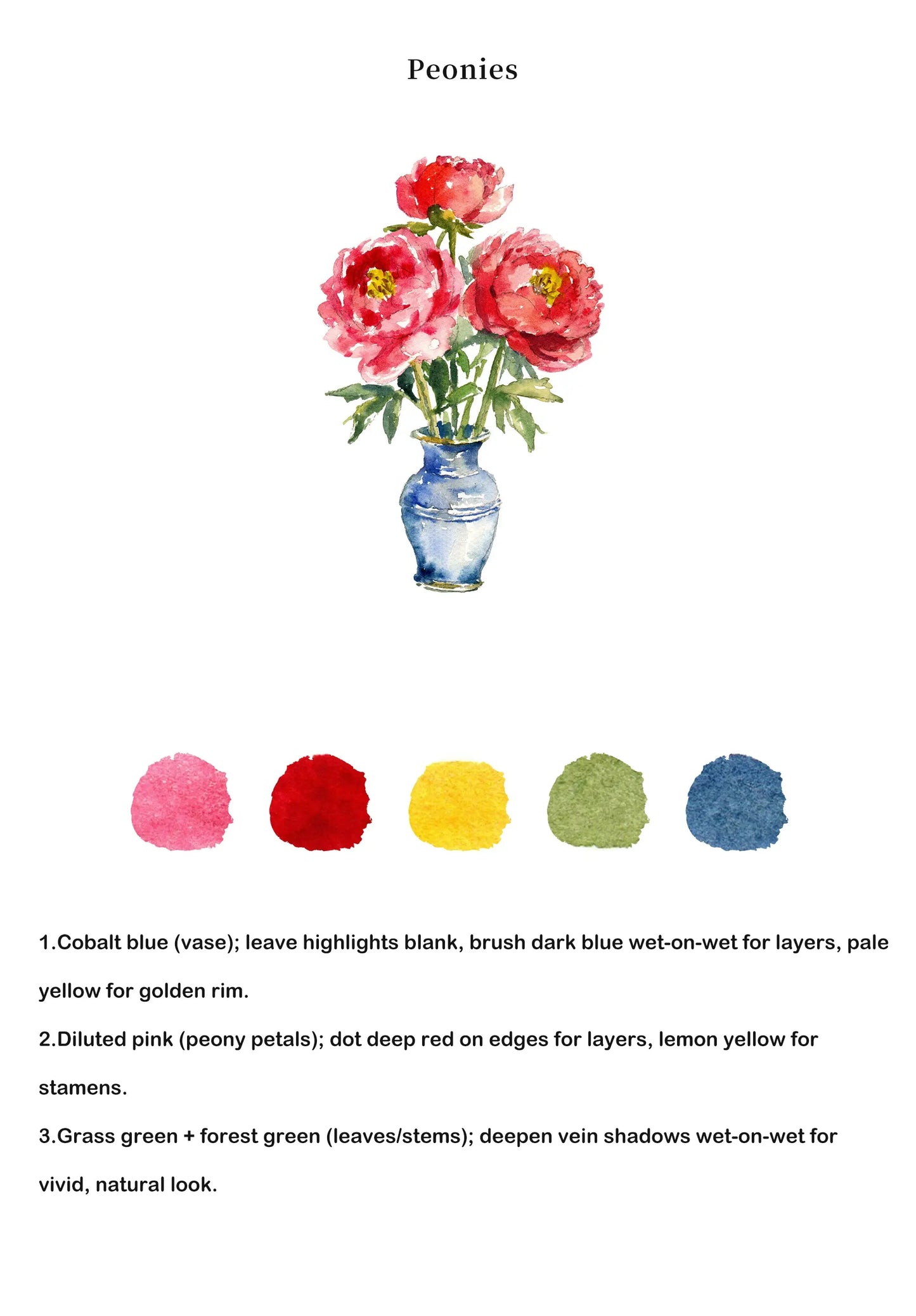 Bouquets Watercolor Book (Book Only) ColorWhisper Wellness