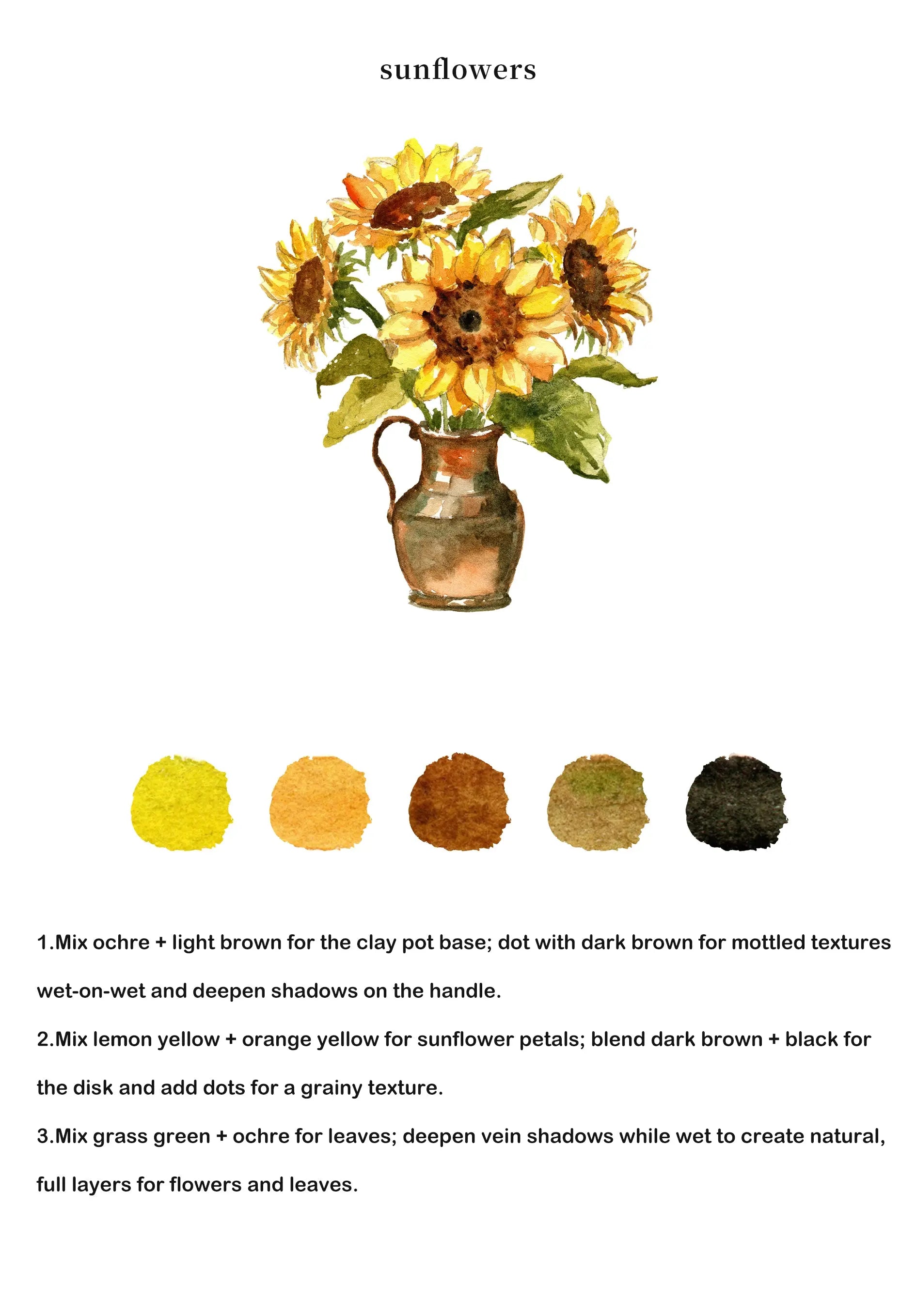 Bouquets Watercolor Book (Book Only) ColorWhisper Wellness