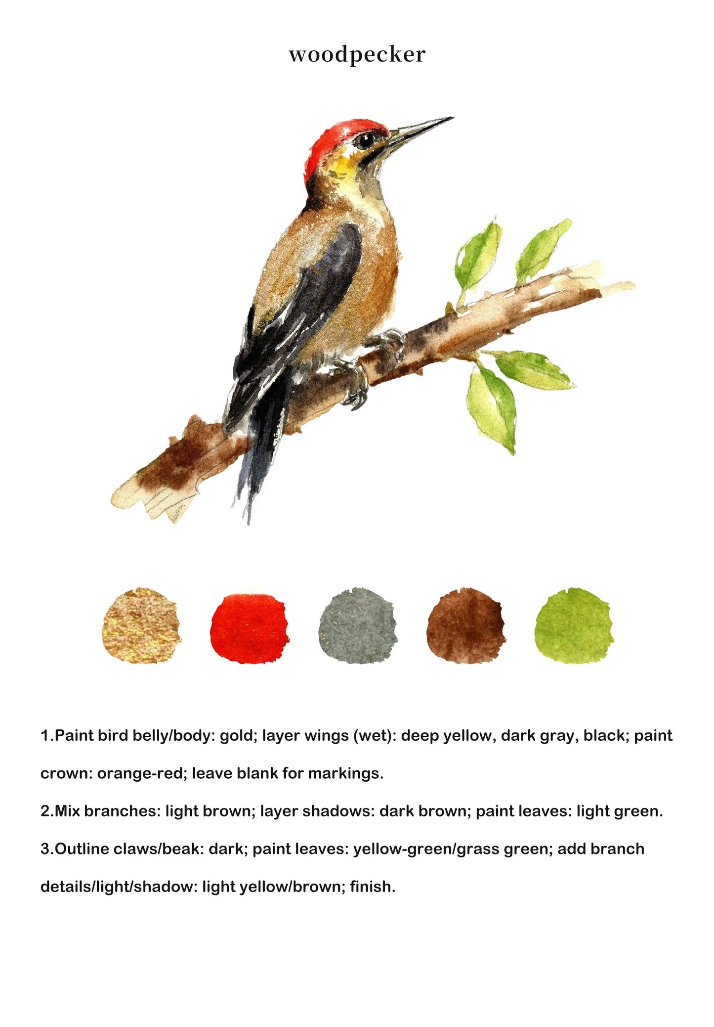 Birds Watercolor Book (Book Only) ColorWhisper Wellness