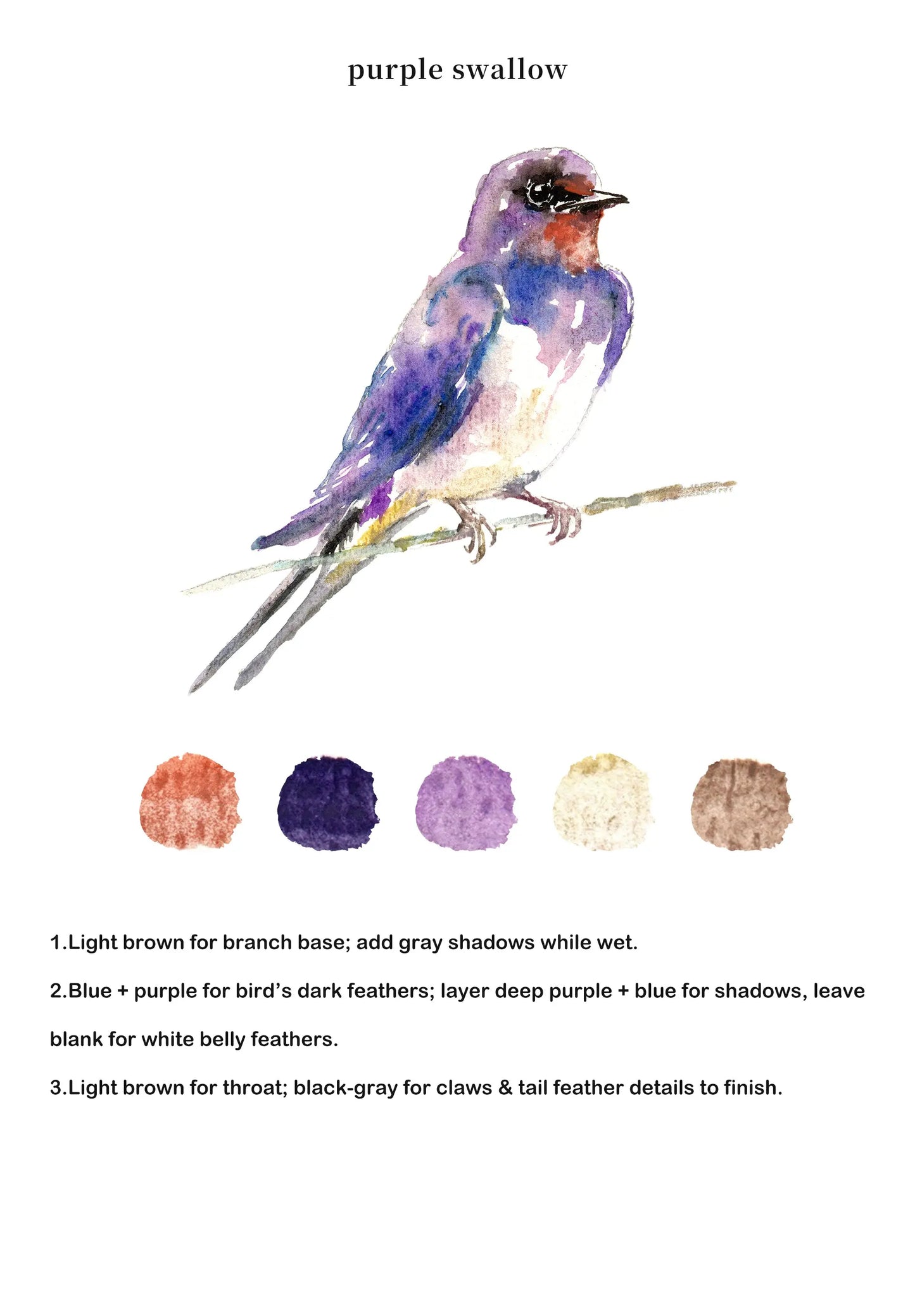 Birds Watercolor Book (Book Only) ColorWhisper Wellness